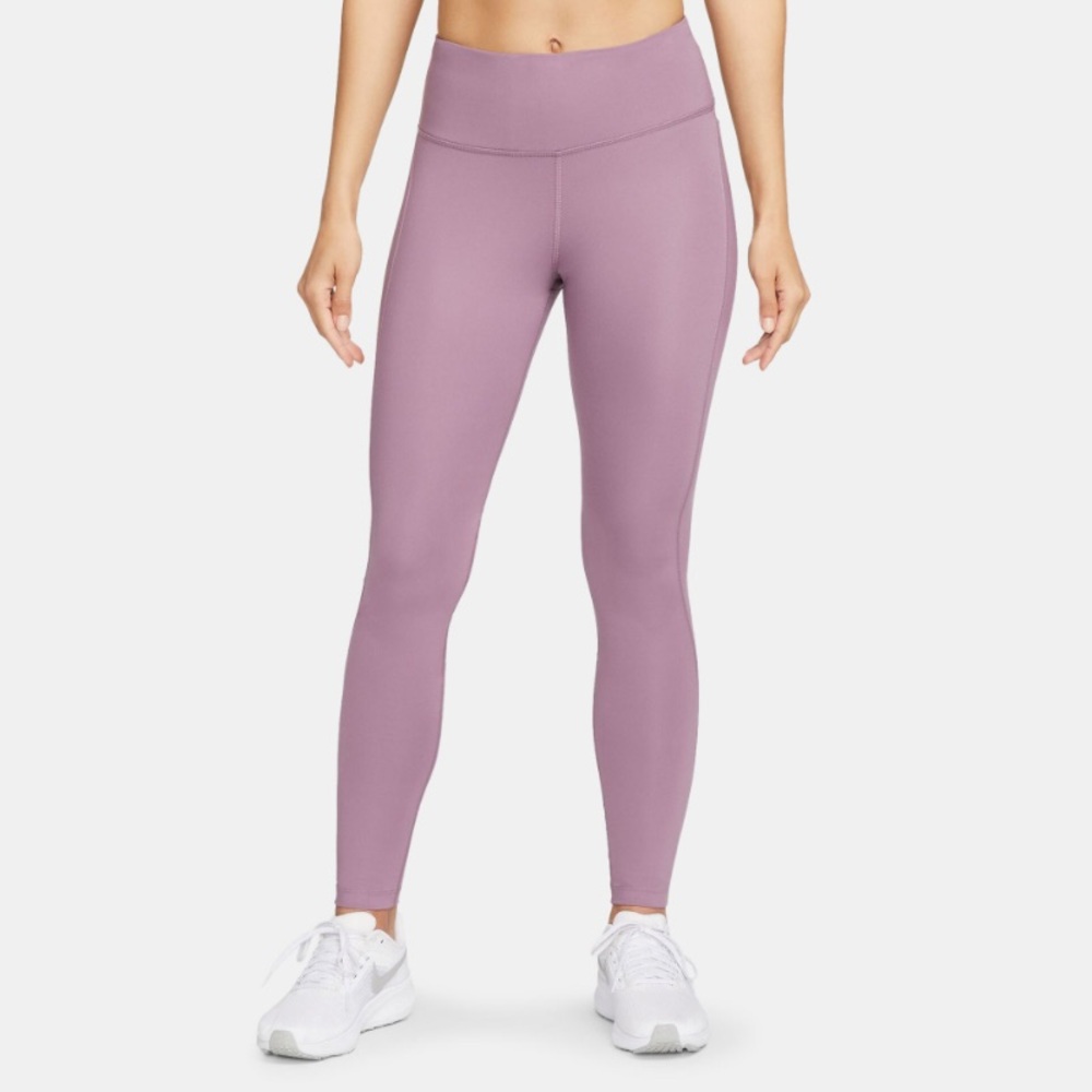 Nike Women's Lilac High-Stretch Mid-Rise Leggings
